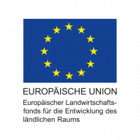 Schlichtes EU-Logo: Europäische Union - Europäischer Landwirtschaftsfonds für die Entwicklung des ländlichen Raums